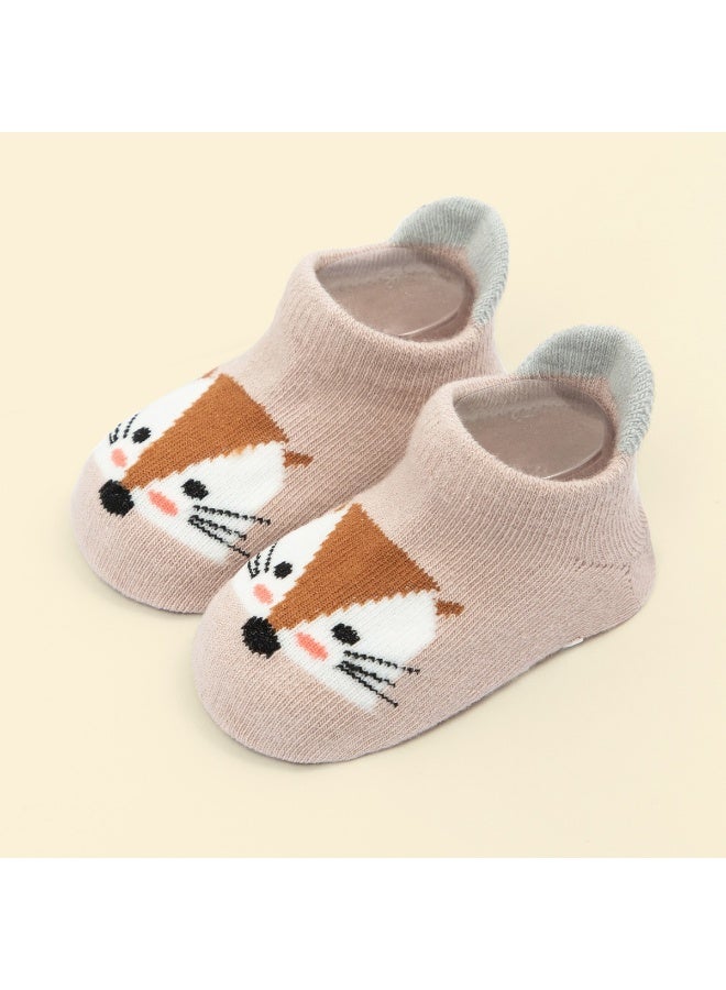 MsAnya 12 Pairs Anti Slip Toddler Ankle Socks with Non Skid Grips for baby Kids Boys Girls，Breathable Low Cut Anti Skid for Kids (animal 1-2 year low cut) - Image 4
